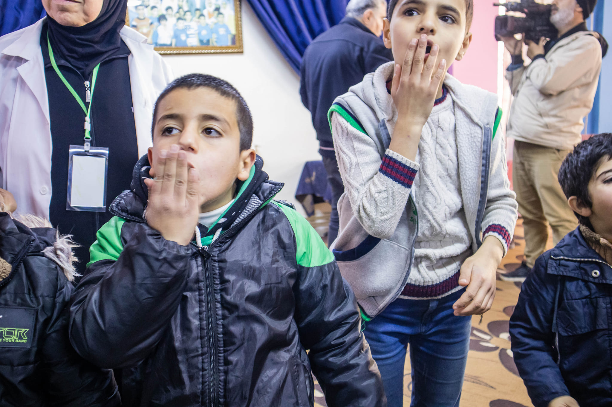 أثناء الإشراف على توزيع تبرعاتكم في مدينة اللاذقية🙏